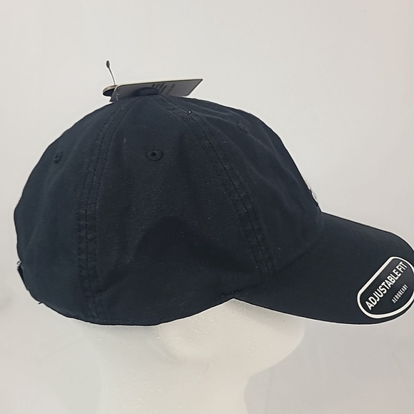 NEW Adidas Black Aeroready Cap Hat Men’s Adjustable Fit NWT - Picture 2 of 7